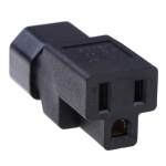 C14 to Nema 5-15R Pdu Usp toiteadapter Iec isane meie naissoost adapteri pistik