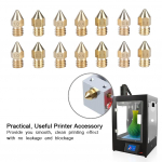 14 TK 7 suurust 3D-printeri osad ekstruuder messingist otsik prindipea printeri tarvikud