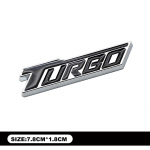 3D Turbo Kleebised Poritiibade embleem Tagumise pagasiruumi kleebised Autode kujundamine Dekoratsioon Autode v&auml;liskaunistused Aksessuaarid