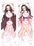 Kimetsu No Yaiba Kamado Nezuko Dakimakura Anime Otaku Seksikas Kallistav Kehapadi &Uuml;mbris Cosplay Viskepadi Kate Voodipesu Dekoratsioon A 40x120cm Peachskin