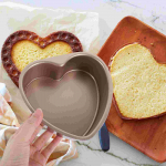 Kaanega pabertopsid S&uuml;damekujulise p&otilde;hjaga koogivormid Pannid T&ouml;&ouml;riistad K&uuml;psetusvorm k&ouml;&ouml;gile Kuldne isa kuldne