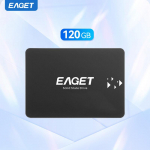 EAGET Kaasaskantav SSD Mitme mahutavusega SSD Sisemine tahkis-k&otilde;vaketas 2,5-tolline SATA III Sisemine SSD Kuni 550 MB/s PC v&otilde;i s&uuml;learvuti uuendamiseks 120GB