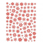 Yousheng 1-lehte helendavaid isekleepuvaid tugeva kleepuvusega k&uuml;&uuml;nekleebiseid 3D j&otilde;ulude lumehelveste teemalised k&uuml;&uuml;nekunsti manik&uuml;&uuml;ri k&uuml;&uuml;netarbed A