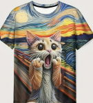 XXS-6XL Suur Suurus Meeste T-s&auml;rk Naljakas Suudlev Ahv Huulegraafika R&otilde;ivad 3D Gorillaga Prinditud T-s&auml;rk Unisex L&uuml;hikeste Varrukatega Topid Tee XXS