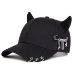 Pesapallim&uuml;ts M&uuml;ts Rauast R&otilde;ngas Lehma Sarv Kevad Suvi S&uuml;gis Punk Hip hop Rock Reguleeritav Unisex Mehed Naised Vabaaja Puuvill Snapback x1