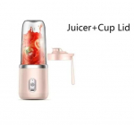 Kaasaskantav mahlapress-blender 400ml Elektriline puuviljamahlapress USB-laadimisega Sidruni-apelsini puuviljamahlapressi tass Smoothie blenderi masin 2 tassi