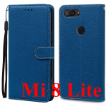 Mi 8 Lite &uuml;mbris Xiaomi Mi 8 jaoks Nahast rahakotiga klapp&uuml;mbris Xiaomi Mi 8 Lite / Xiaomi 8 Mi8 telefoni&uuml;mbrise Coque Fundas Shell jaoks