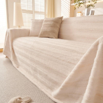 Talvine J&auml;nesevillane Telkimine Piknik Diivanikate Diivanikatted Funda Diivan Paksud Triibud Diivanikatted Matid Viske Tekid 180*180cm valge