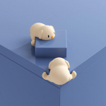 1tk beebi silikoonist nurgakaitsed lauanurgad karu kokkup&otilde;rkekaitsed laste kokkup&otilde;rkekaitsed ohutuskaitse beež