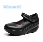 Ehtsast nahast naiste kingad vabaaja kiilkontsaga kingad &uuml;mara ninaga madala s&auml;&auml;rega mugavad naiste kingad naiste platvorm k&otilde;rge kontsaga kingad 33-43 42