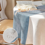 P&otilde;hjamaade stiilis veekindel ja tolmukindel puuvill-linane laudlina - Ristk&uuml;likukujuline, kulumiskindel kohvilaua kate 100x140cm