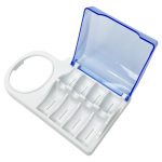 Elektrilise hambaharjapea hoidiku alus sinise kattega Elektrilise hambaharjapea kronstein kodu- ja reisivannitarvete jaoks C