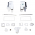 Universaalne WC-istme kinnitus WC-istme tarvikud Pehmelt sulguv mehhanism WC-istme hinged Asendushinged