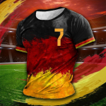 Meeste Saksamaa tr&uuml;kitud T-s&auml;rk Meeste vaba vabaaja l&uuml;hikeste varrukatega topp M khaki