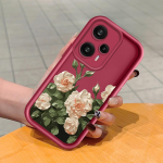 Pehme silikoonist ruudukujulise redeliga printimismustriga telefoni korpus, t&auml;iskaanega kaamera p&otilde;rutuskindel kaitse kummist &uuml;mbris Xiaomi Redmi jaoks Redmi 8 pruun