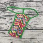 Meeste Tie-Dye stringid - Seksikad ja hingavad One Size roheline