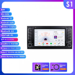 Hizpo Intelligentne 2DIN Android 13 Autoraadio Multimeedia Video M&auml;ngija VW Volkswagen Touareg 2004 - 2011 Transporter Navigatsioon GPS Carplay 4G BT S1 8Core 3G 32G