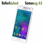 Renoveeritud Samsung Galaxy A3 A300F 1GB RAM 16GB ROM Mobiiltelefon 1 SIM-kaardiga Simple Set must