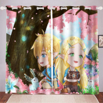 The Legend Of Zelda Kodukaunistus Elutuba Magamistuba Kardinad Pimenduskardinateks M&auml;ng K&ouml;&ouml;gitarvikud J&otilde;ulukingitused 100x140cm