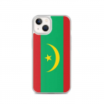 Coque iPhone - Mauritanie - Drapeau - Souple - Plastik l&auml;bipaistev - Mod&egrave;le vertikaalne