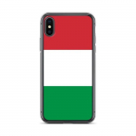 Coque iPhone - Drapeau Italie - Souple - Mitmev&auml;rviline - &Uuml;hilduv iPhone X - Disain unikaalne