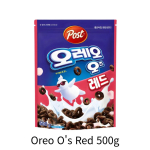[Dongsuh] Post Oreo O's Helbed 500g / (17,6 untsi) Kaks maitset &Scaron;okolaad, Punane Red 500g