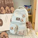 Capybara seljakott armas seljakott pl&uuml;&uuml;sis koolikott Multikas Pehme naljakas loom Suure mahutavusega t&auml;idisega Unisex Y2K esteetilised seljakotid