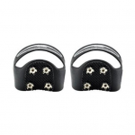 Crampons Ice Snow Traction Klambrid libisemisvastased 5 punkti haaratsid naelad k&otilde;ndimiseks s&ouml;rkimiseks matkamiseks &otilde;ues talispordiks L