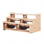 V&auml;rvide Korraldaja Mitmekihiline Hoiuriiul Suure Mahutavusega K&otilde;rge Stabiilsusega Ruumis&auml;&auml;stlik Niiskuskindel V&auml;rviriiuli Stend