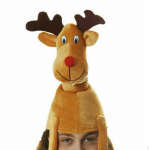 Christmas Reindeer Hat Toy Novelty Deer Headwear for Carnival Festival Dress up