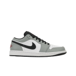 Air Jordan 1 Low Light Smoke Grey Unisex tossud Gym-Red White 553558-030 41 white