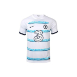 Nike Chelsea v&otilde;&otilde;rsil nr. 3 triibuline kiri &uuml;mmarguse kaelusega l&uuml;hikeste varrukatega jalgpallis&auml;rk f&auml;nniversioon meeste pluusid valge DM1834-101 S