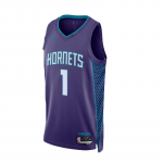 Jordan Hornets Pall #1 S&auml;rk, Hooaeg 23 Meeste Topid Lilla DO9520-567 S