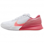NikeCourt Air Zoom Vapor Pro 2 HC Valge Aster Roosa Naiste Tennised Crimson-Tint Hot-Punch DR6192-107 36.5