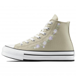 Converse Chuck Taylor All Star Lift Tikitud Lilleline Mugav Mitmek&uuml;lgne Vastupidav K&otilde;rge L&otilde;ikega L&otilde;uend Kingad Naiste Tossud Hall Roheline A11825C 38