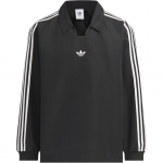 Adidas Originals Rugby Br&auml;ndilogo Kolm Triipu Spordipolo Pikkade Varrukatega Unisex Polo S&auml;rgid KF9602 S