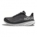 HOKA Clifton 9 Laste Must Valge Laste Tossud 1131170-BWHT 40