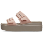 Crocs kerged hingavad libisemiskindlad pl&auml;tud naistele roosakaspruunid 207431-6RL 34-35