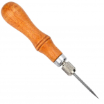 4 in 1 Multifunctional DIY Wood Handle Leather Craft Sewing Awl Hand Stitching Tool