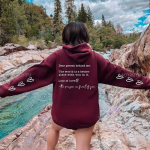 Kallis Inimene Minu Taga Kapuutsikas Be Kind Kampsun Vaimne Tervis Positiivne Jumper Enesetapu Teadlikkuse Kapuutsikas S&uuml;dame Varruka Detail Pullover L gray