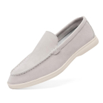 Meeste Briti stiilis PU-nahast Mokassiinid Slip-On S&otilde;idujalatsid Vintage Pehme Tald Mugavad Vabaaja Mokassiinid Libisemiskindlad Mood 47 helehall v&auml;rv