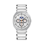 Keraamiline+Metallist rihm Samsung Galaxy Watch 8 Classic 46mm/Ultra 2025 47mm jaoks Moodne k&auml;epael Galaxy Watch 8 40mm 44mm jaoks Rihm Galaxy Watch Ultra white