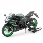 1/9 Kawasaki ZX10R Ninja Sulamist Valatud Mootorratta Mudel M&auml;nguasi S&otilde;idukite Kogu Heli ja Valgusega Maastikuautomaatratta M&auml;nguasjad Auto hall