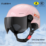 Suuruses 3C sertifitseeritud elektriratta kiiver meestele ja naistele - eriti suur, p&auml;ikesekaitsega, sobib 70 cm pea&uuml;mberm&otilde;&otilde;dule 5XL