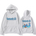 Fantastic Four Esimesed Sammu uue suure suurusega kapuutsiga dressipluus Mehed Naised vintage riided hip hop streetwear Fliis Pikkade varrukatega dressipluusid S