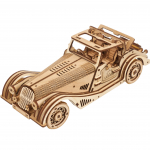 Ugears Sportauto J&auml;nes Hiir 70202 Puidust Pusle, K&auml;sit&ouml;&ouml; ja Mudelid, Liimi ega T&ouml;&ouml;riistu Ei Vaja, T&auml;iskasvanutele ja Lastele