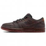 Nike Dunk Low SB Krampus Unisex tossud Hall Tume-suitsuhall L&otilde;kkep&otilde;letus-oranž HV1668-001 44