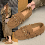 Moodsad Pehme Tallaga Retro Naiste Kingad Kevad Uued &Uuml;marad Lamedad Kingad Moodsad Naiste Tutt-Oa Kingad Vabaaja Naiste Spordijalatsid Zapatosbaratos 39 khaki