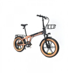 Bicicleta el&eacute;ctrica YOUIN Dallas BK1650 Fat plegable 250W 60km aluminio suspensi&oacute;n 20