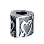 Perle de verre - Viceroy - VMM0204-00 - Argent&eacute; - 1 Cm - Bijoux Femme h&otilde;be